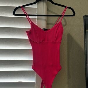 Pink bodysuit